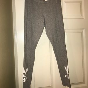 Gray Adidas Leggings